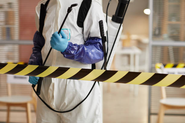 Professional Trauma Scene Cleanup technician working in Evanston, WY